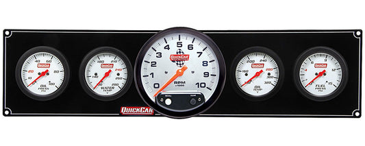 QuickCar Extreme 4-1 Gauge Panel OP/WT/5"Tach/OT/FP