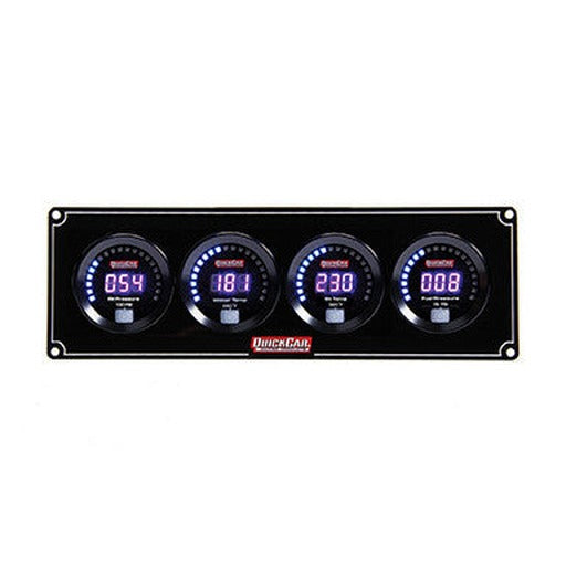 QuickCar Digital 4 Gauge Panel OP/WT/OT/FP