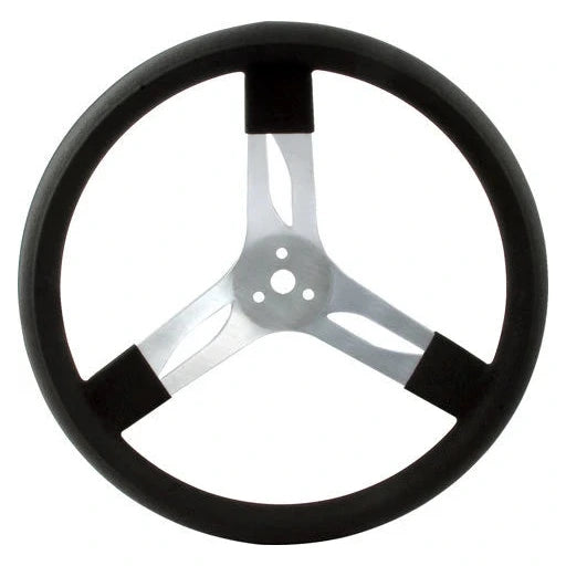 QuickCar Black 17" Aluminum Steering Wheel