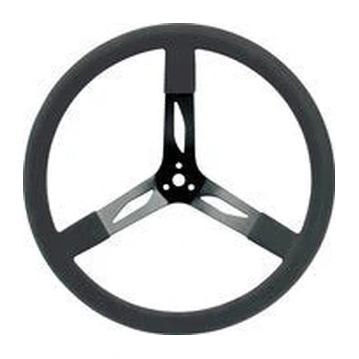QuickCar Black 17" Steel Steering Wheel