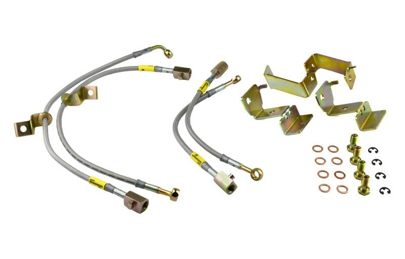 Goodridge 05-14 Ford Mustang (w/ABS) Stainless Steel Brake Line Kit 12364