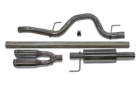 Roush Side Exit Cat Exhaust for 10-14 Ford F-150/Raptor Black Tips 421711-BLK