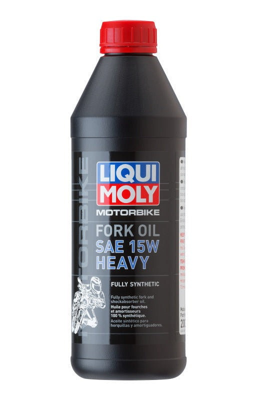LIQUI MOLY 1L Motorbike Fork Oil SAE 15W Heavy (20096) - Pack of 6