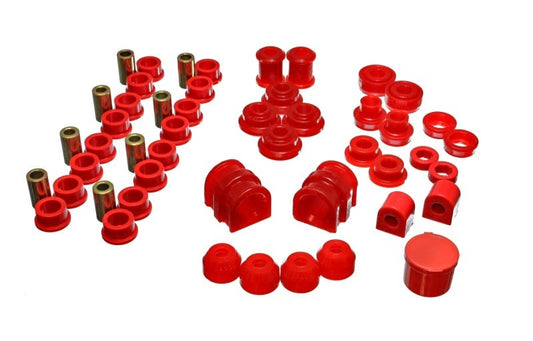 Energy Suspension for 1991-2002 S Series Coupe Red Hyper-Flex Bushing Set 18.18101R