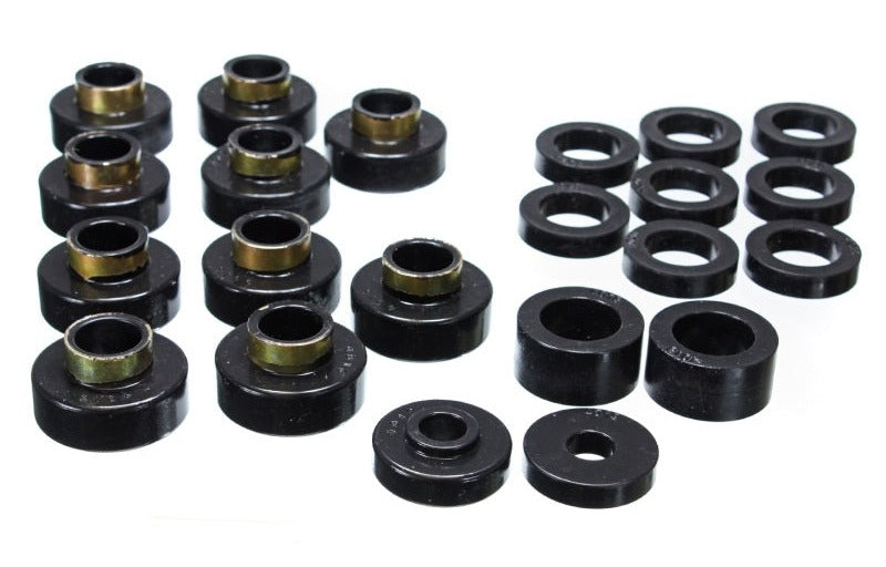 Energy Suspension CJ5-7 Body Mounts - Black 2.4102G