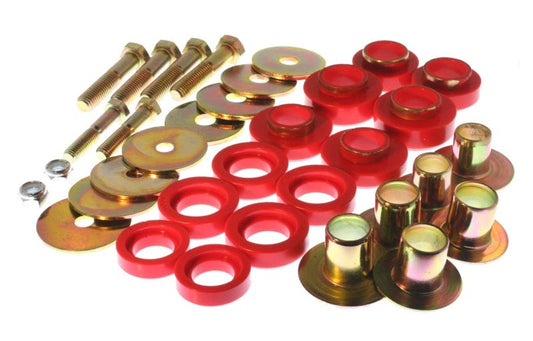 Energy Suspension for 1967-1981 Camaro Red Body Mo Body Mount Set 3.4142R