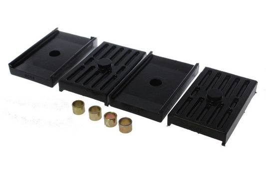 Energy Suspension for 1968-1969 Firebird Black Coil Spring Isolator Set 3.6112G
