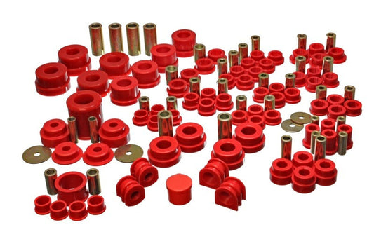Energy Suspension for 2002-2009 Nissan 350Z Red Hyper-Flex Bushing Set 7.18108R