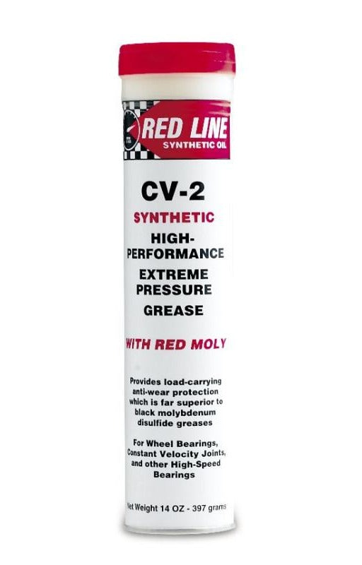 Red Line 80401 CV-2 Grease with Moly - 14oz. Jar (4 Pack)