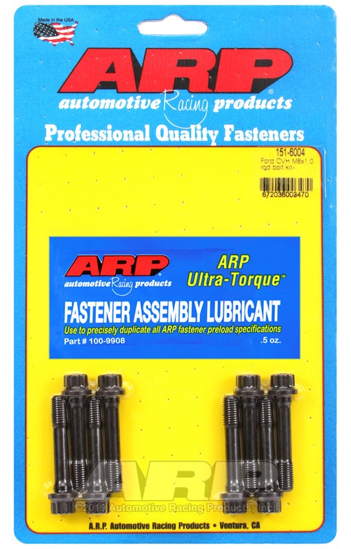 ARP 151-6004 for Ford CVH M8 x 1.0 Rod Bolt Kit