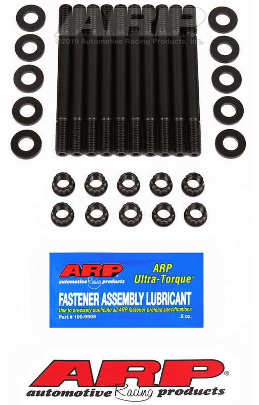 ARP 165-5401 for Saturn 1.9L 2-Bolt Main Stud Kit w/1/2in Straps / Nissan KA24DE
