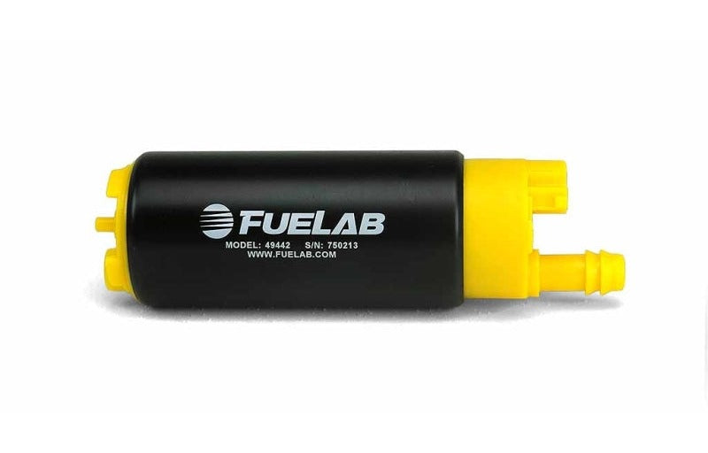 Fuelab 49442 494 High Output In-Tank Electric Fuel Pump - 340 LPH In In-Line From Out