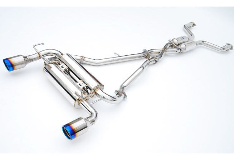 Invidia HS07IG7GID 07-13 Infiniti G37 Coupe Gemini Rolled Titanium tip Cat-back Exhaust