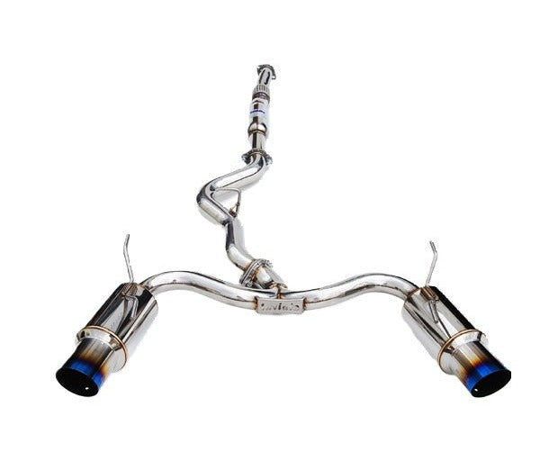 Invidia HS08STIGTT 08-14 Subaru STI 11-14 WRX Hatchback Dual N1 Titanium tip Cat-back Exhaust