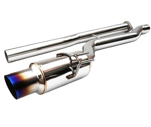 Invidia HS09MEXGRT 08-Up Mitsubishi EVO X Racing Single Titanium tip Cat-back Exhaust