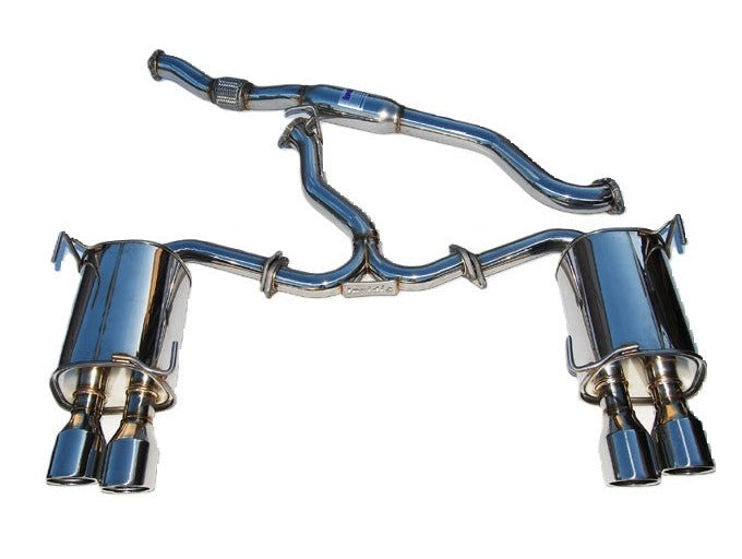 Invidia HS11STIG3S 11-14 Subaru WRX/STI Sedan Q300 Quad Rolled S.S.Tips Cat-back Exhaust