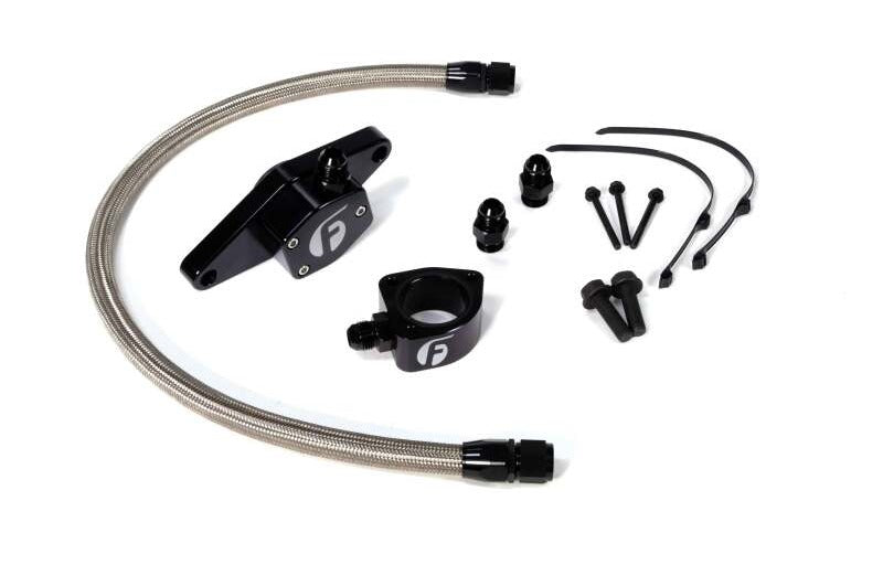 Fleece Performance FPE-CLNTBYPS-CUMMINS-VP-SS 98.5-02 VP Coolant Bypass Kit w/ Stainless Steel Braided Line