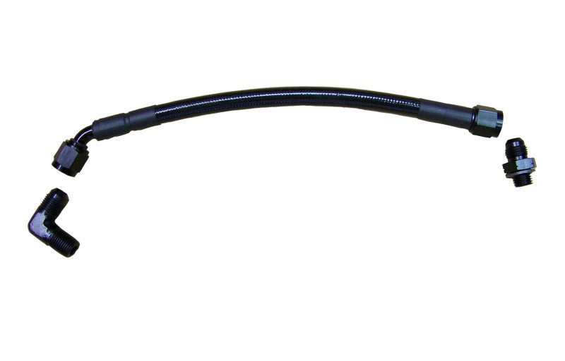 Fleece Performance FPE-CRTFL-S3S4 for 03-15 Cummins Turbo Oil Feed Line Kit for S300/S400 Turbos in 2nd Gen Location