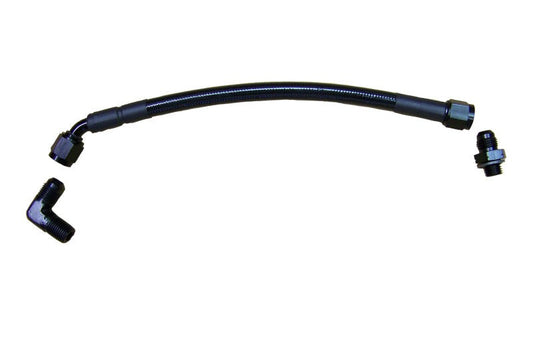 Fleece Performance FPE-CRTFL-S3S4 for 2003-2015 Cummins Turbo Oil Feed Line Kit for S300/S400 Turbos in 2nd Gen Location