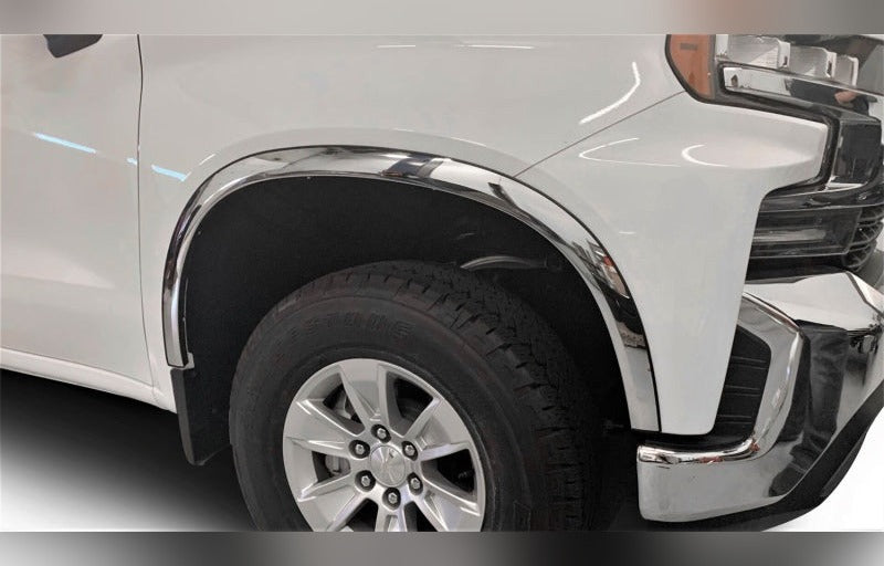 Putco for 2019-2020 Chevrolet Silverado 1500 Stainless Steel Fender Trim