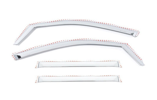 Putco for 2019-2020 Chevrolet Silverado / GMC Sierra 1500 - Crew Cab (Set of 4) Element Chrome Window Visors