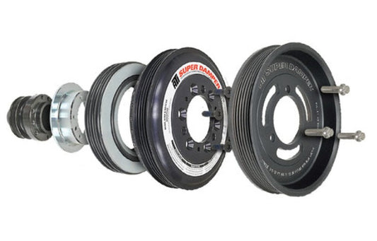 ATI Performance Products 916358 Crank Drive Pulley 7.69 in 6 Groove Aluminum Factory Size for 2014-2018 Chevrolet Silverado / Tahoe, GMC Sierra / Yukon, Cadillac Escalade (6.2L L86)