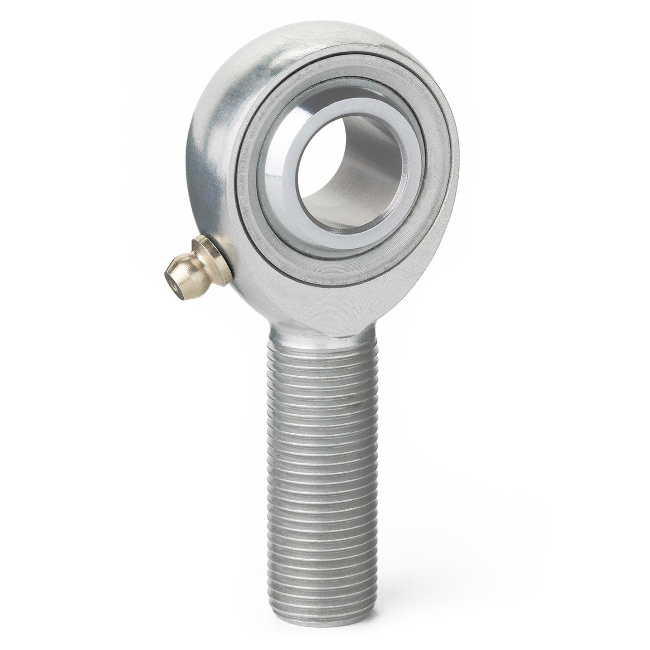 QA1 K Series 3-Pc Rod End - Male/Left Hand - .75in Bore x 3/4-16 w/Zerk - Carbon Steel