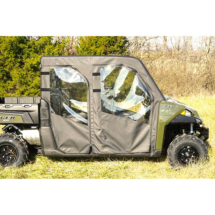 Seizmik 14-19 Polaris 1000 Ranger XP Crew Soft Doors w/Zippers Kit 51-21003