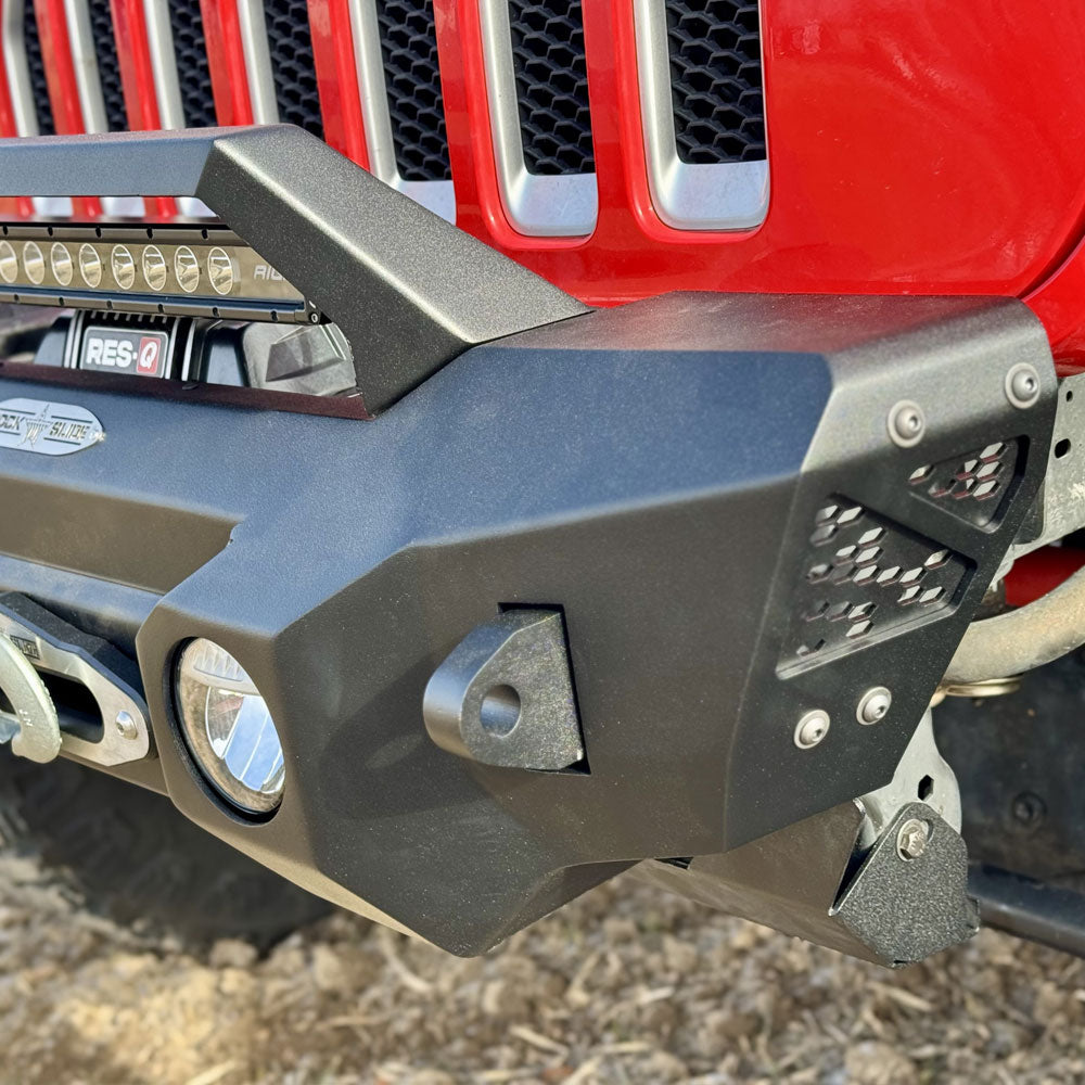 Rock Slide Engineering for Jeep Wrangler JL & Gladiator JT Appalachian Stubby Front Bumper