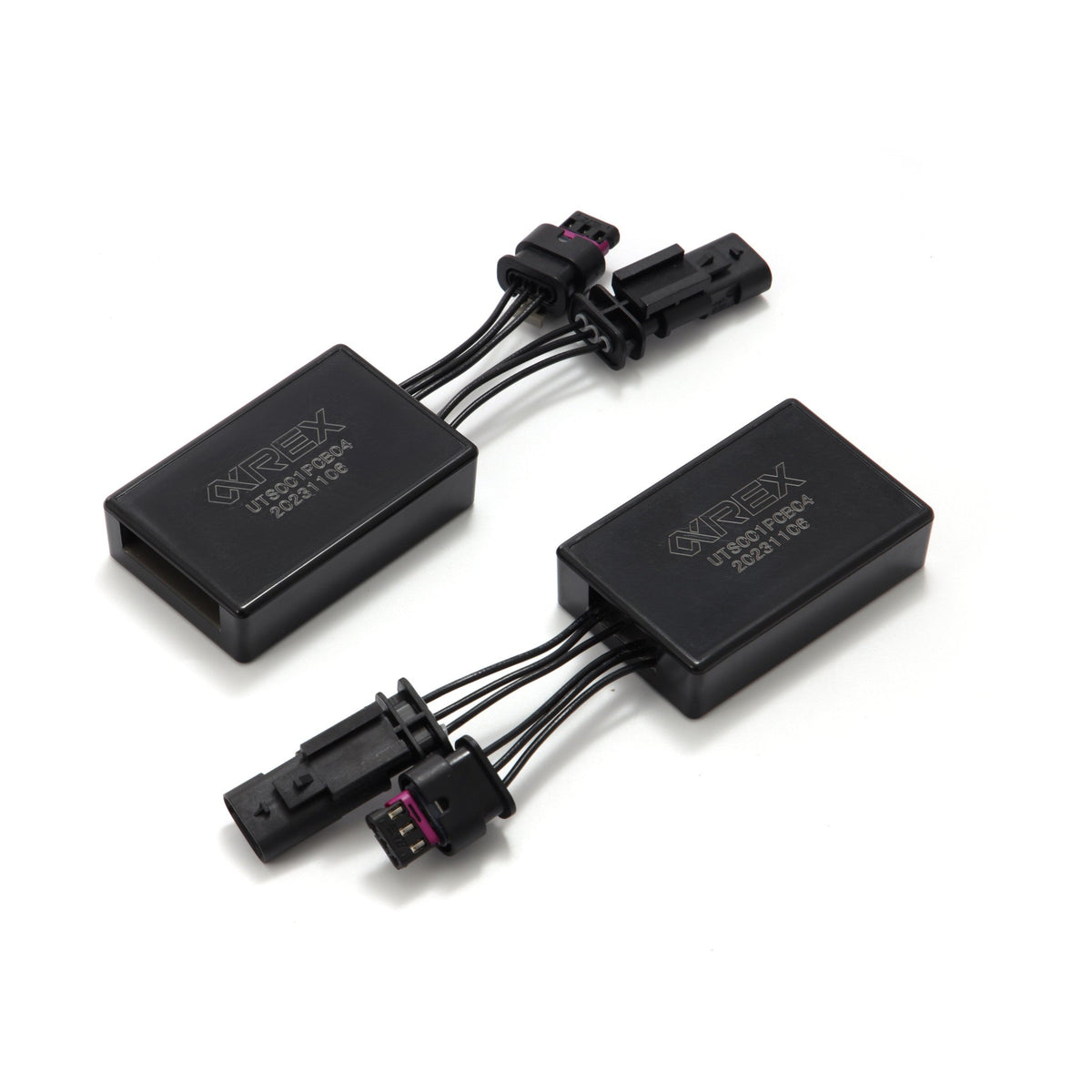 AlphaRex 810037 20-23 Tesla Model Y/17-22 Model 3 Headlights to ARX Headlight Decoder Wiring Adapter