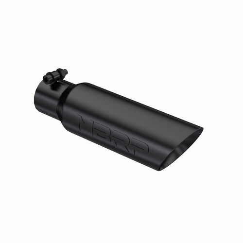 MBRP T5106BLK 3.5in O.D. Dual Wall Angled Exhaust Tip (Black Coated)