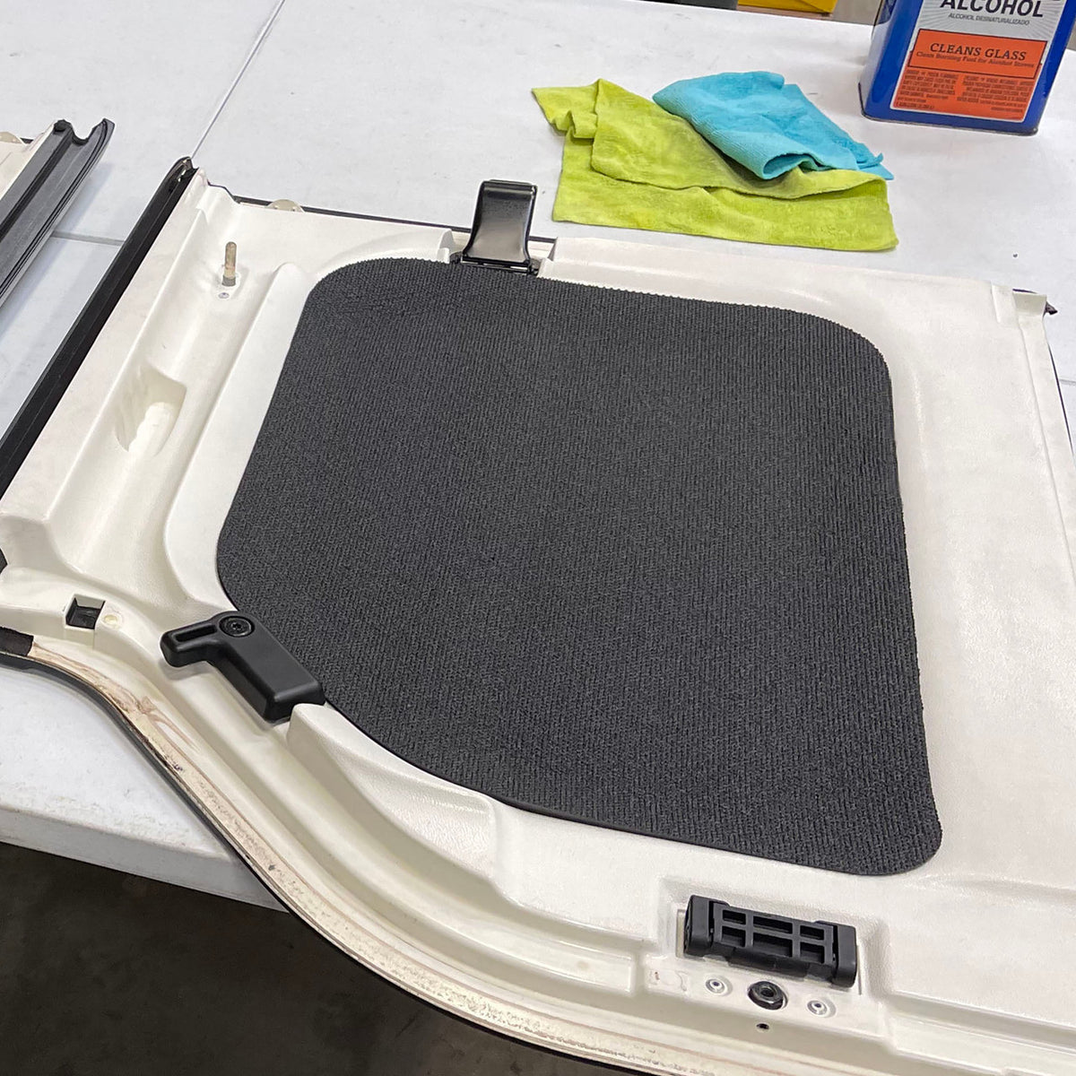 DEI for 2011-2018 Jeep Wrangler JK 2-Door Boom Mat Complete Headliner Kit - 6 Piece - Gray