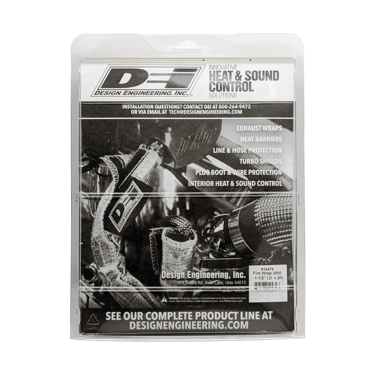 DEI Fire Wrap 3000 1-1/2in I.D. x 2ft