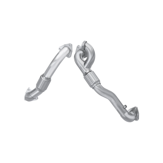 MBRP FAL2761 Turbo Dual Up-Pipe Kit - 2008-2010 Ford F-250/F-350/F-450 6.4L Powerstroke | Aluminized