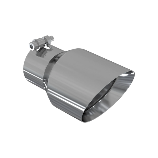 MBRP T5151 Exhaust Tip - 4.5" OD; Dual Wall Angled; 3" inlet; 8" length | T304 Stainless