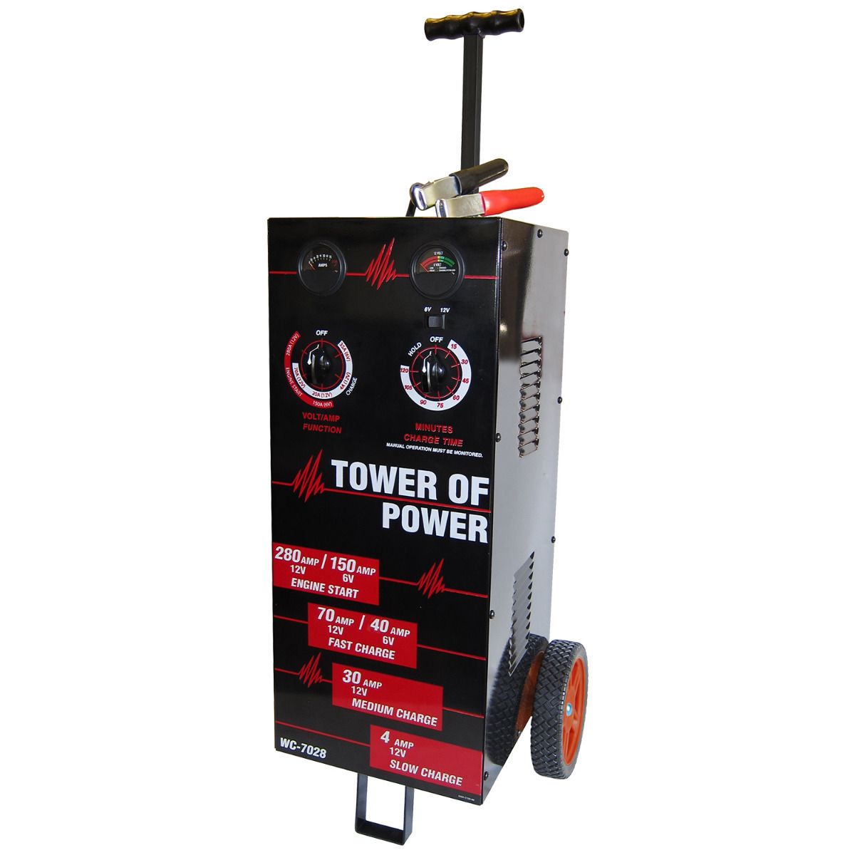 AutoMeter WC-7028 Tower of Power Wheel Battery Charging Station 70/30/4/280 Amp