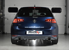 Milltek 3" Turbo Back Exhaust System - Non-resonated (Black Tip)